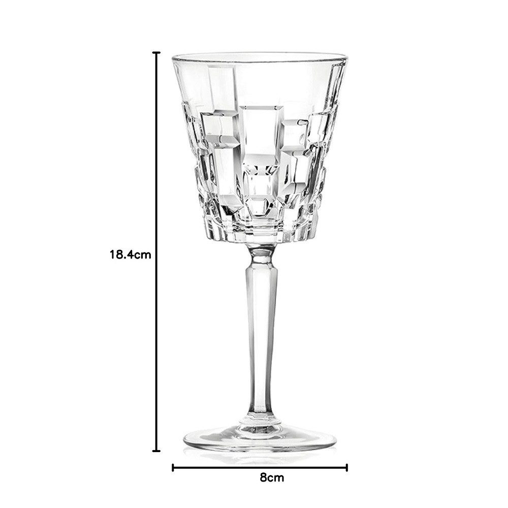 RCR Weinglas RCR ETNA Goblet 3 Weißweinglas 200 ml 6er Set, Kristallglas
