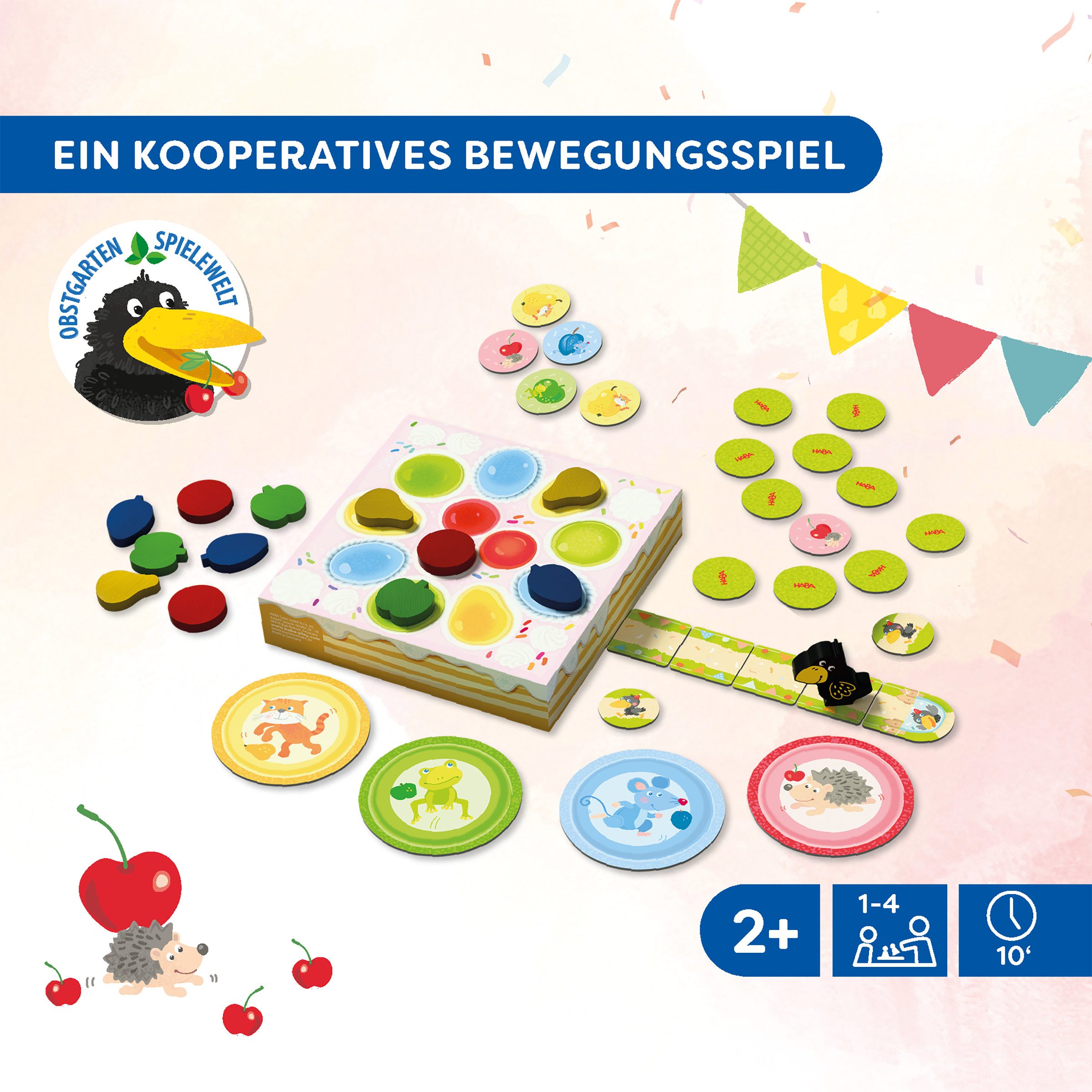 Haba Spiel Meine ersten Spiele Theos Torte, Motorikspiel, Made in Germany