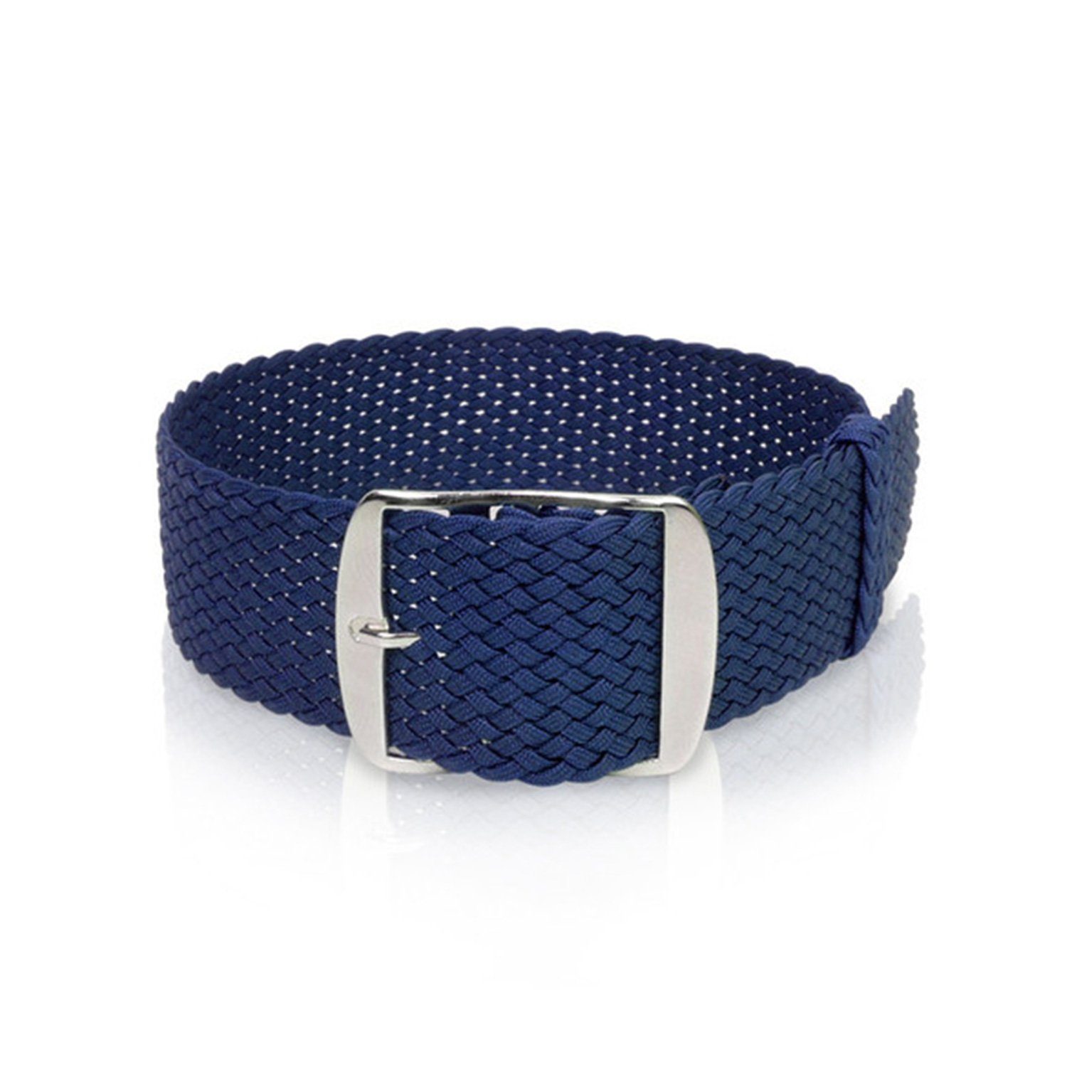 Selva Technik Uhrenarmband Perlonband navy-blau, 18mm