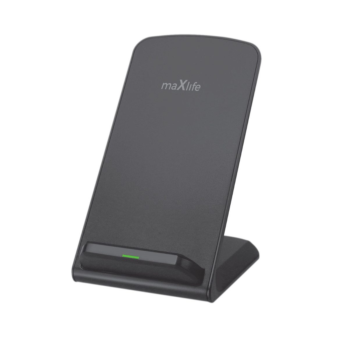 MaXlife MXWC-07 Wireless Charger (1x Wireless Charger, 1x USB-A auf USB-C Kabel (1 m), Kabelloses Schnellladen bis 15 W mit automatischem Ladestart)