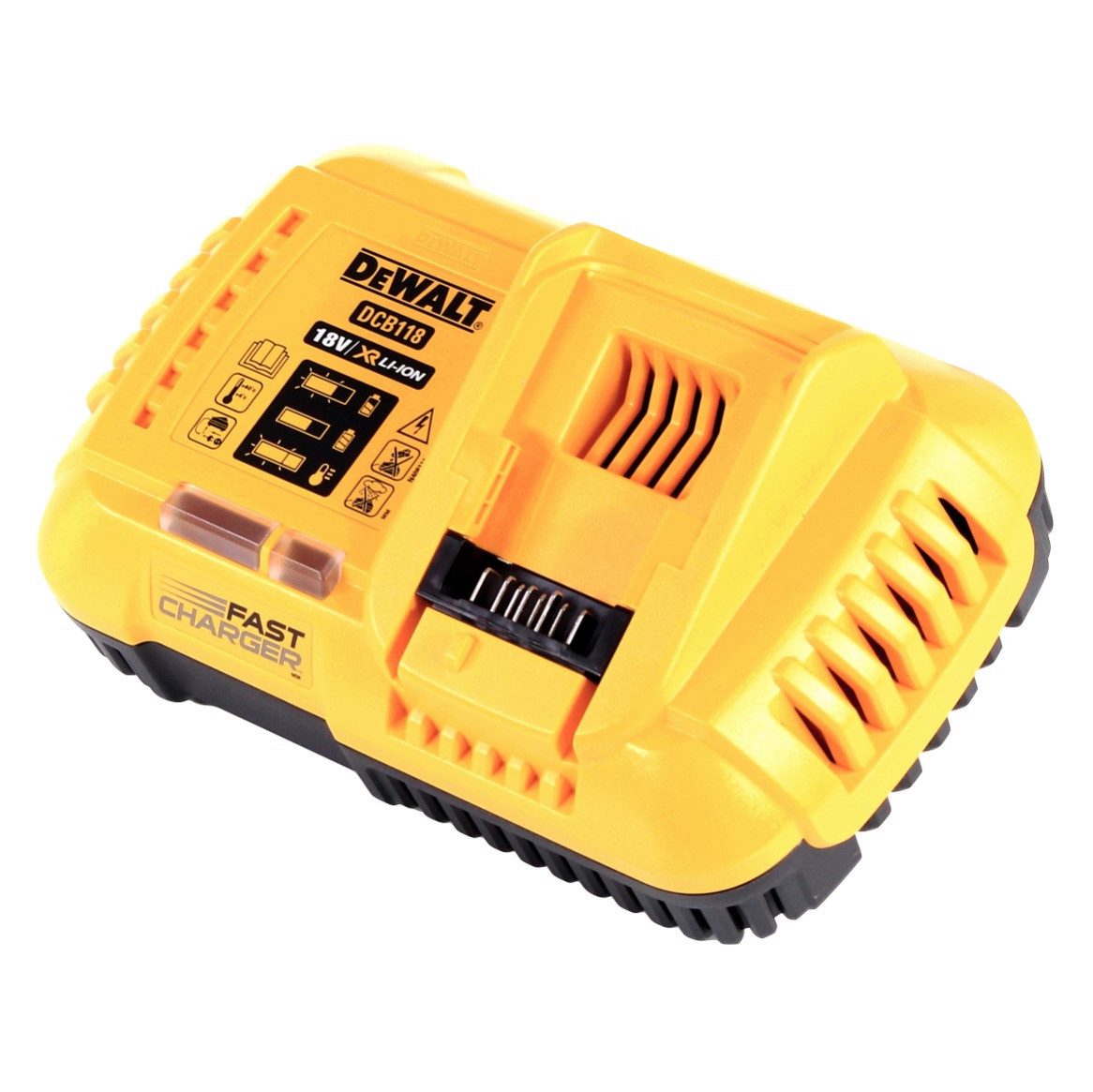DeWalt DCB 118 Y2T Kit 18 V / 54 V Ladegerät 8 A + 2x DCB 548 12 Ah + TSTAK Akkupacks
