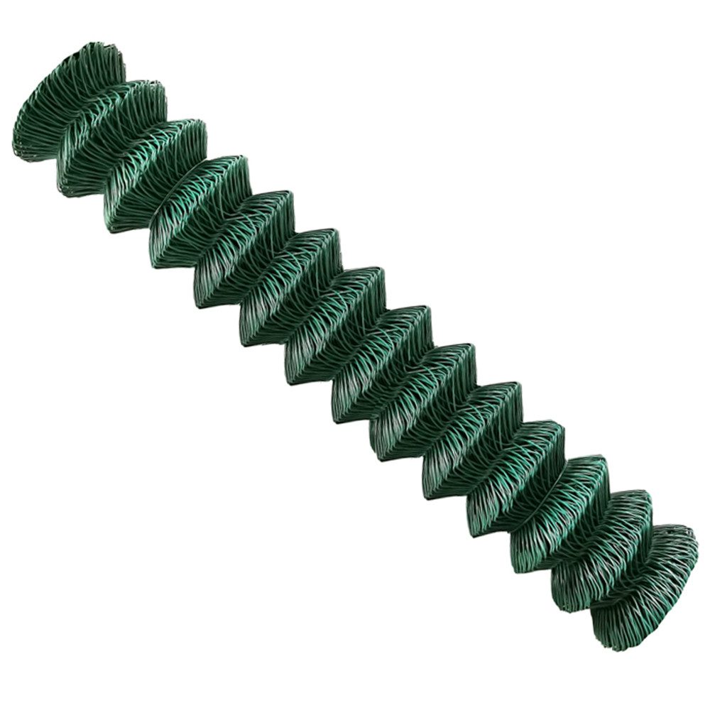 V2Aox Maschendrahtzaun Drahtzaun 150 cm Höhe 25 m Länge Maschendraht Gartenzaun Zaun Grün