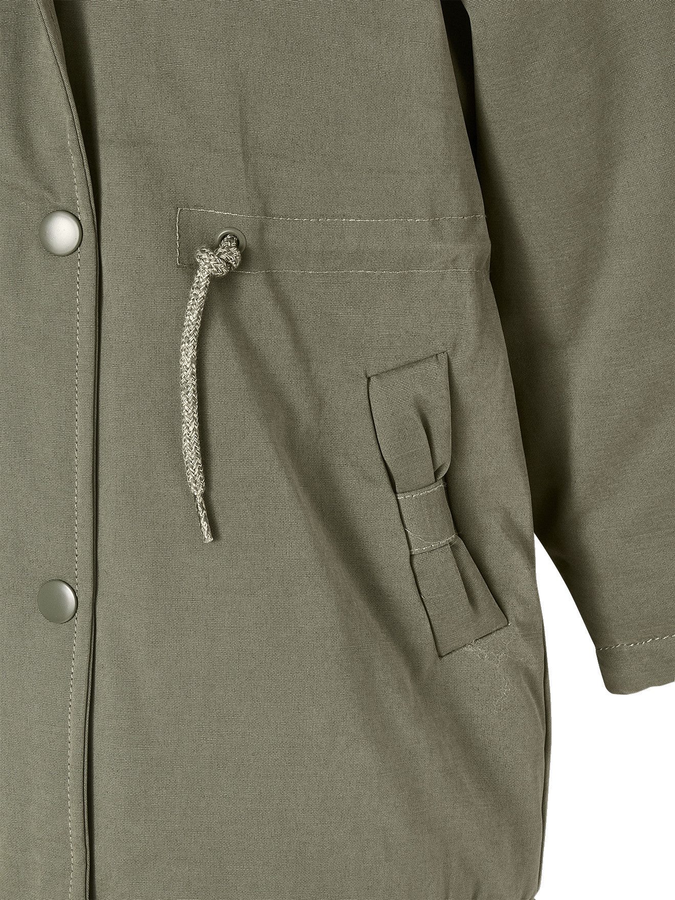 vertbaudet Parka Mädchen Winterjacke mit Kapuze und Webpelz-Futter – Bild 4 von 5