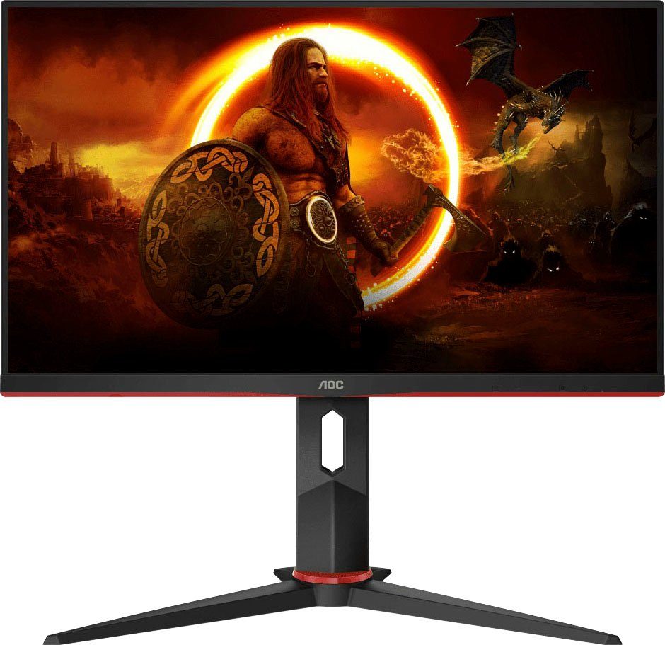 AOC 24G2U5/BK LED-Monitor (60,4 cm/24 ", 1920 x 1080 px, Full HD, 1 ms Reaktionszeit, 75 Hz, IPS)