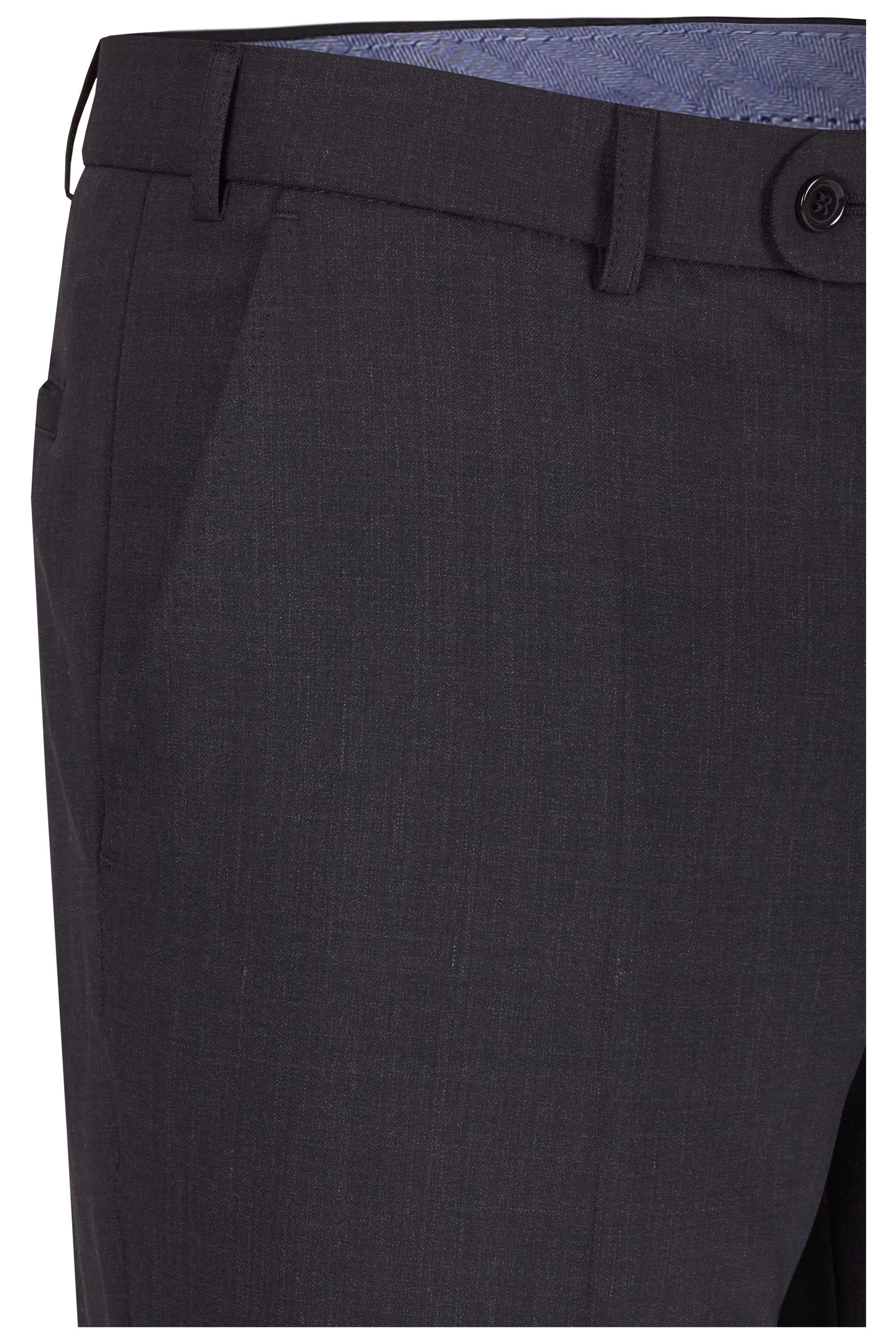 Front aubi Modell 188 Businesshose Stoffhose Fit (51) Flat Anzughose Herren anthrazit Modern aubi: