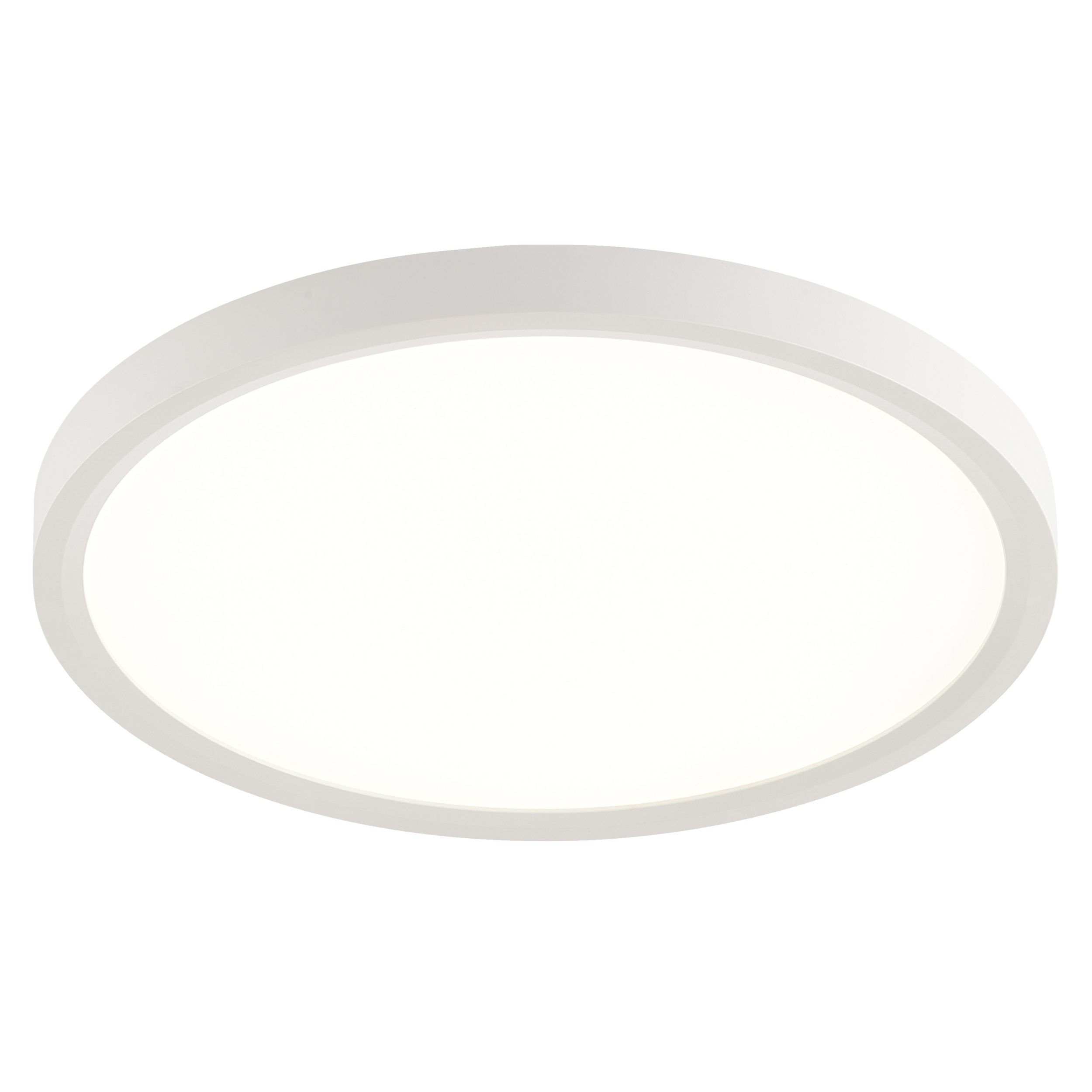 Lightbox Deckenleuchte, LED fest integriert, Neutralweiß, Ø 30 cm, 2750 lm, 4000 K, besonders effiziente LED Technik, für Flur