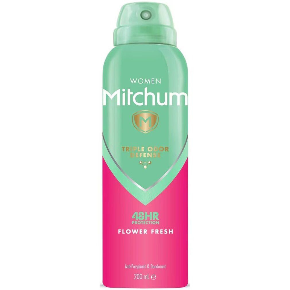 Mitchum Deo-Roller Women Flower Fresh Anti-Perspirant & Deodorant Spray 200ml