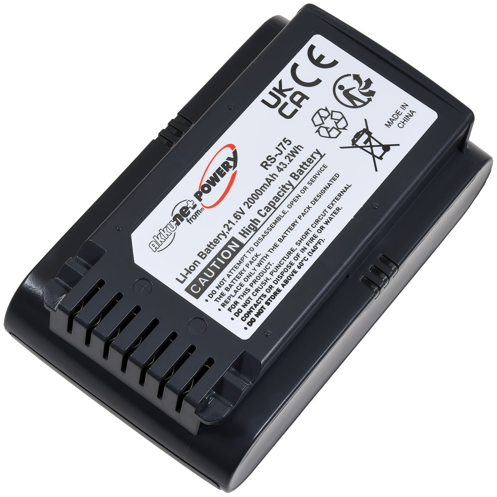 Powery Akku für Samsung VS15T7036R5 Staubsauger-Akku 2000 mAh (21.6 V)