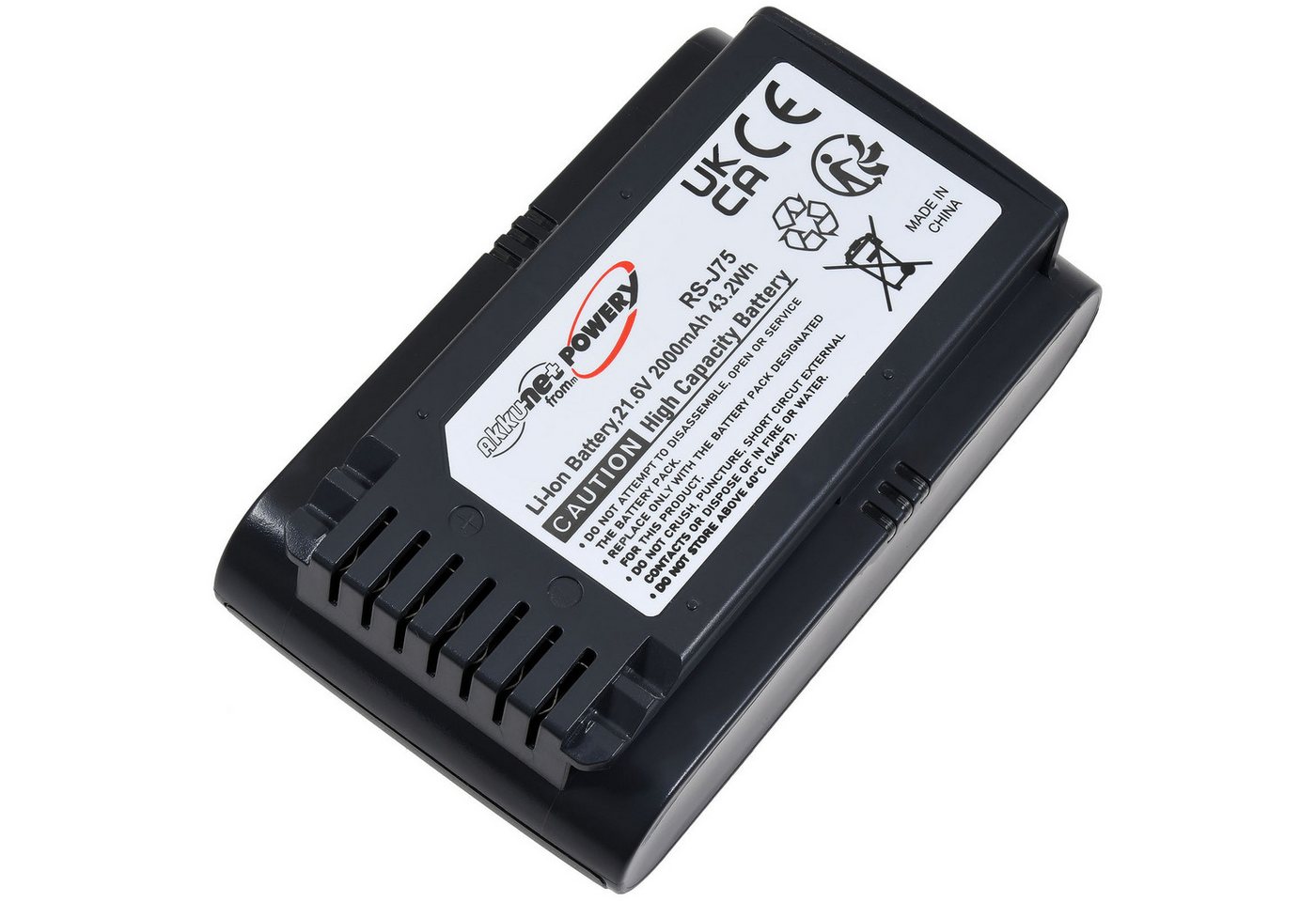 Powery Akku für Samsung Jet 90 Jet 90 Elite Staubsauger-Akku 2000 mAh (21.6 V)