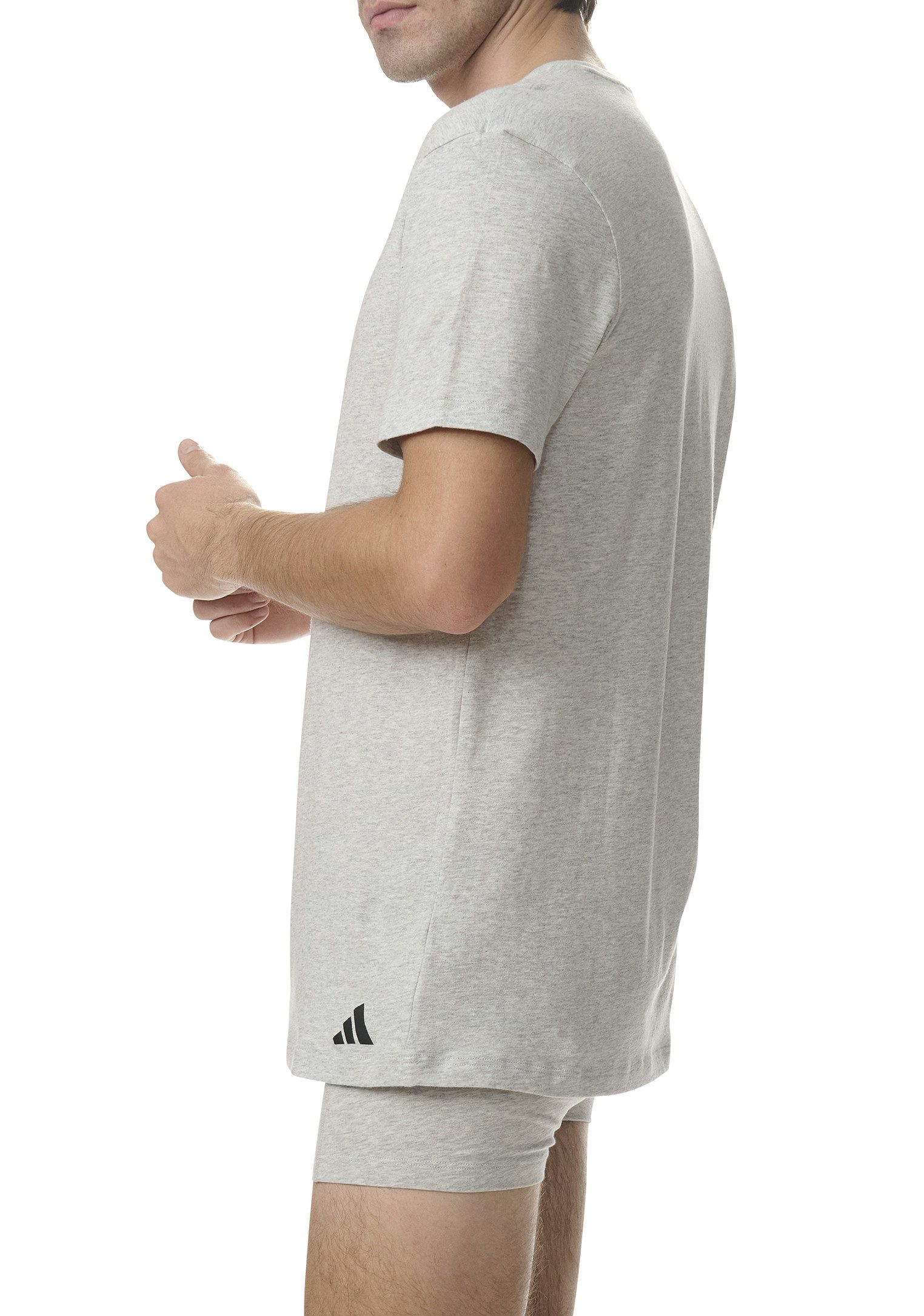 adidas Sportswear V-Shirt Active Core Cotton (3er Pack) V-Ausschnitt, Kurzarm, bequem