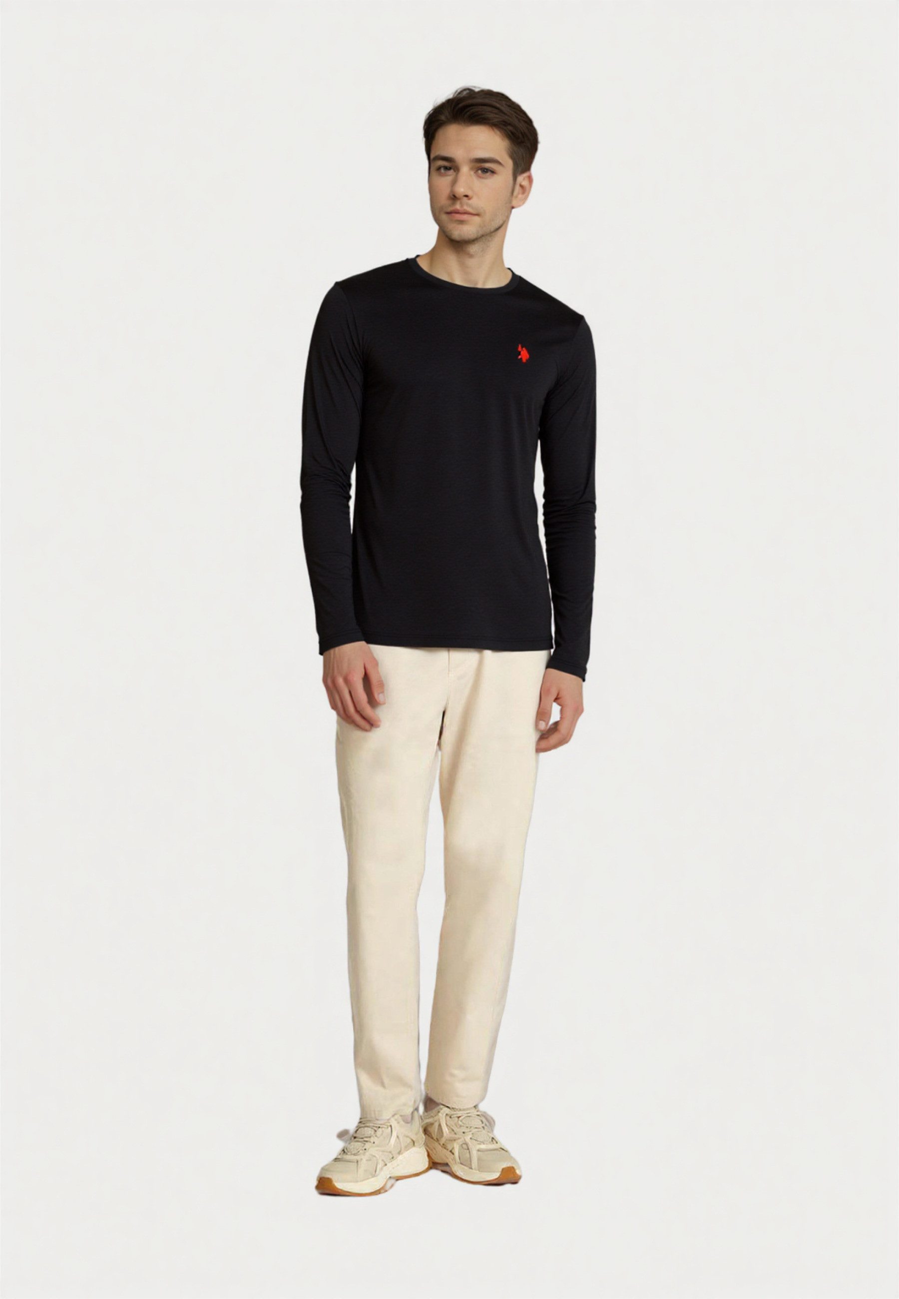 U.S. Polo Assn. Longsleeve Shirt Longsleeve Sweatshirt (1-tlg)