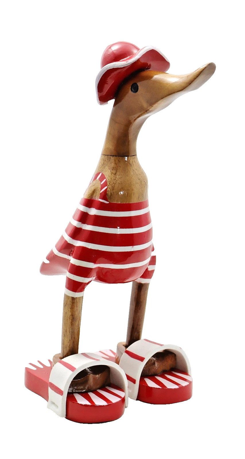 Kaufhaus le petit Tierfigur Deko Ente Holz Laufente Badeanzug Badelatschen günstig online kaufen