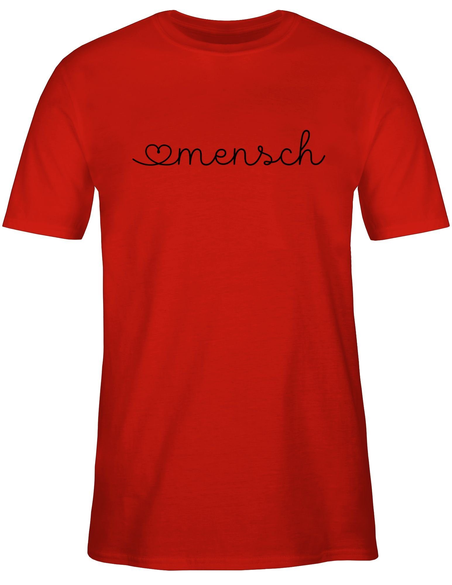 Shirtracer T-Shirt Herzensmensch Geschenk - Freundin Freund Seelenverwandte Ostergeschenk Valentinstag Partner Liebe