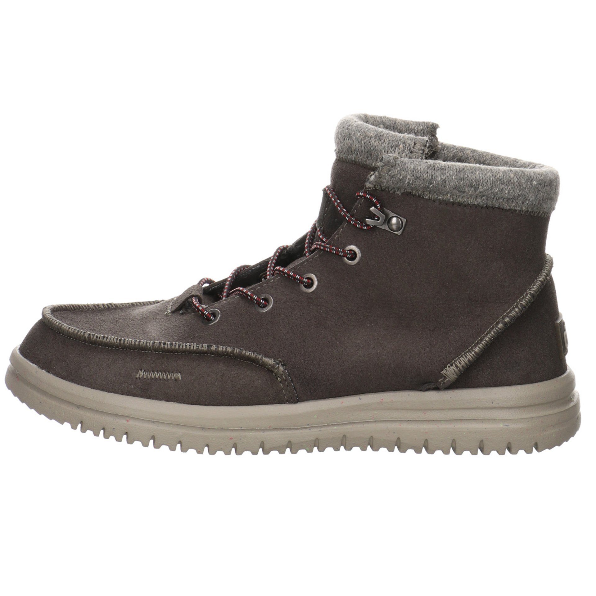 Charcoal Leder-/Textilkombination Eco Snowboots Bradley Boots Dude uni Leder-/Textilkombination Hey