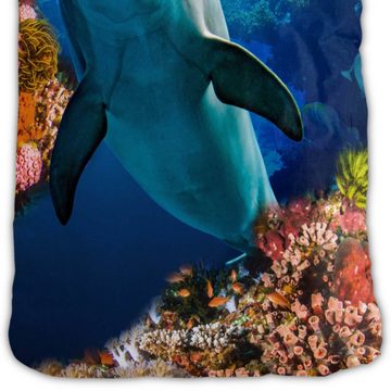 Kinderbettwäsche Delfin, ESPiCO, Renforcé, 2 teilig, Unterwasserwelt, Delphin, Ozean, Tier
