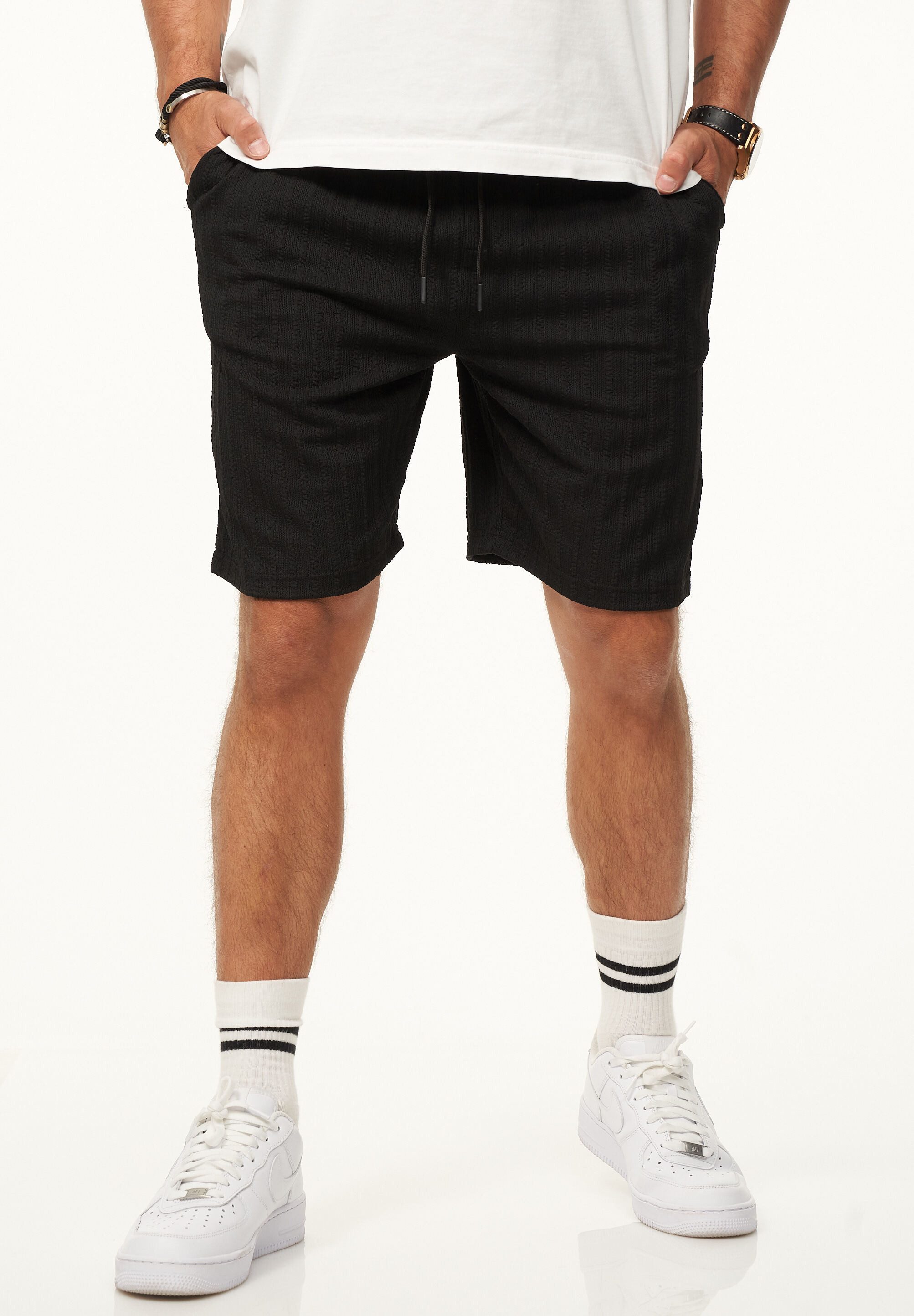 Shorts mit Gummibund & Tunnelzug