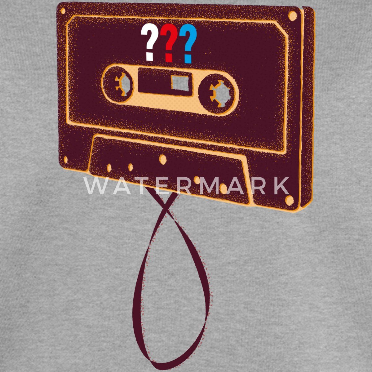 Spreadshirt Sweatshirt Die Drei Fragezeichen Kassette Damen Premium Pullove günstig online kaufen