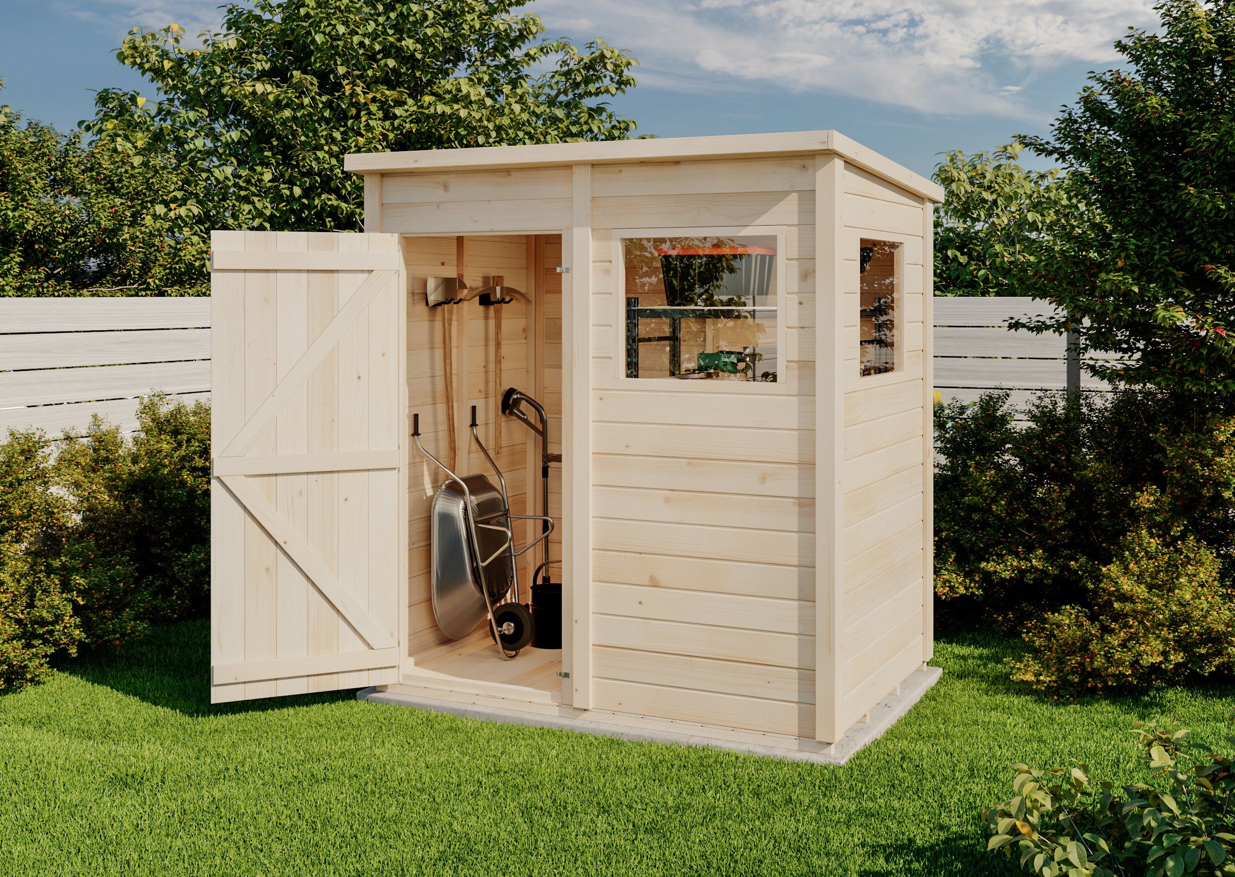 StoreHaus Gerätehaus Stefano, BxT: 186,2x126,2 cm günstig online kaufen