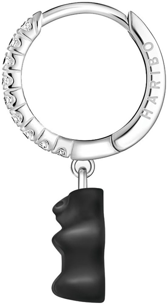 THOMAS SABO Single-Creole THOMAS SABO x HARIBO Schmuck: Einzel-Creole mit Goldbär, mit Kristallglas, Zirkonia (synth)