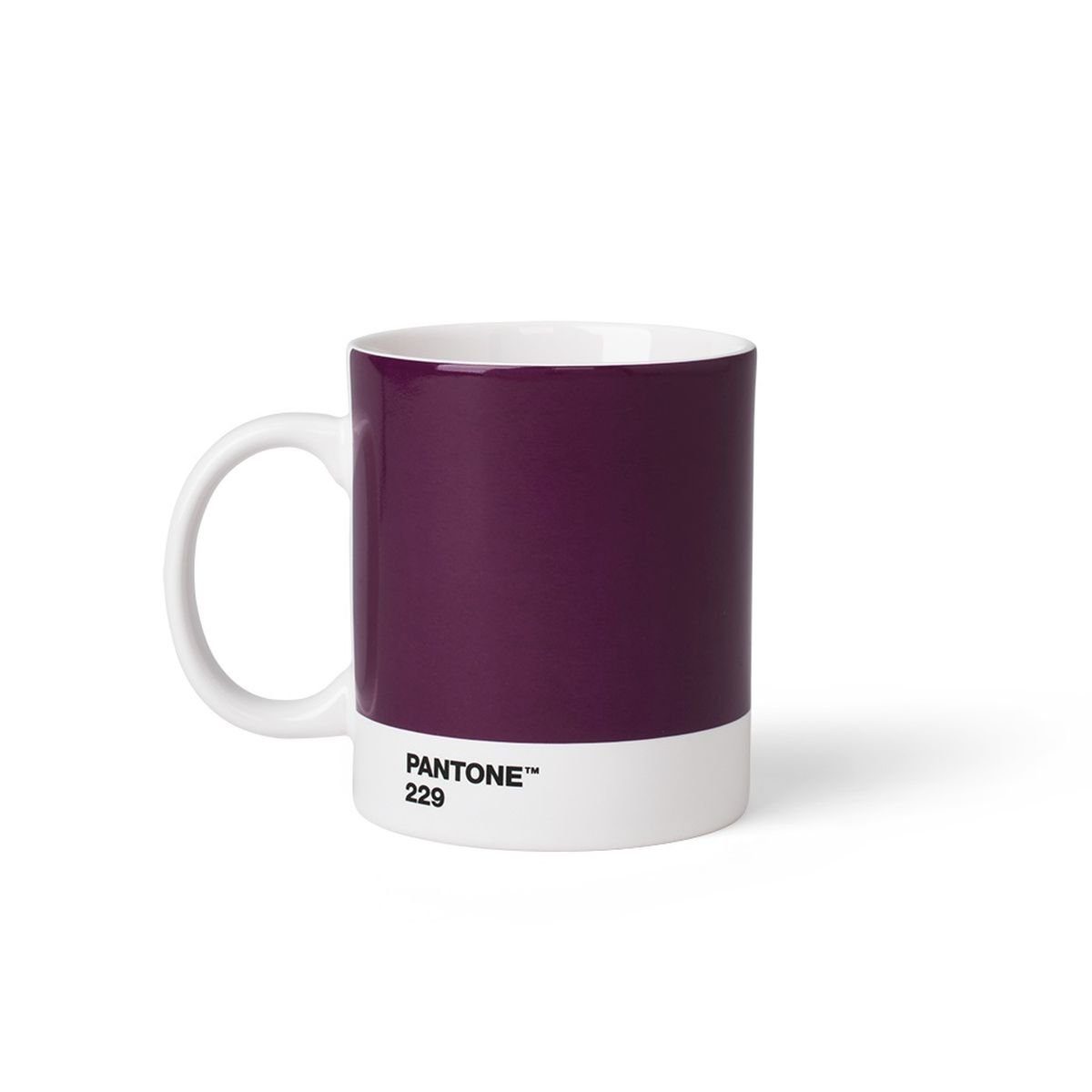 Porzellan, Pantone Aubergine Porzellan Universe 229, Becher