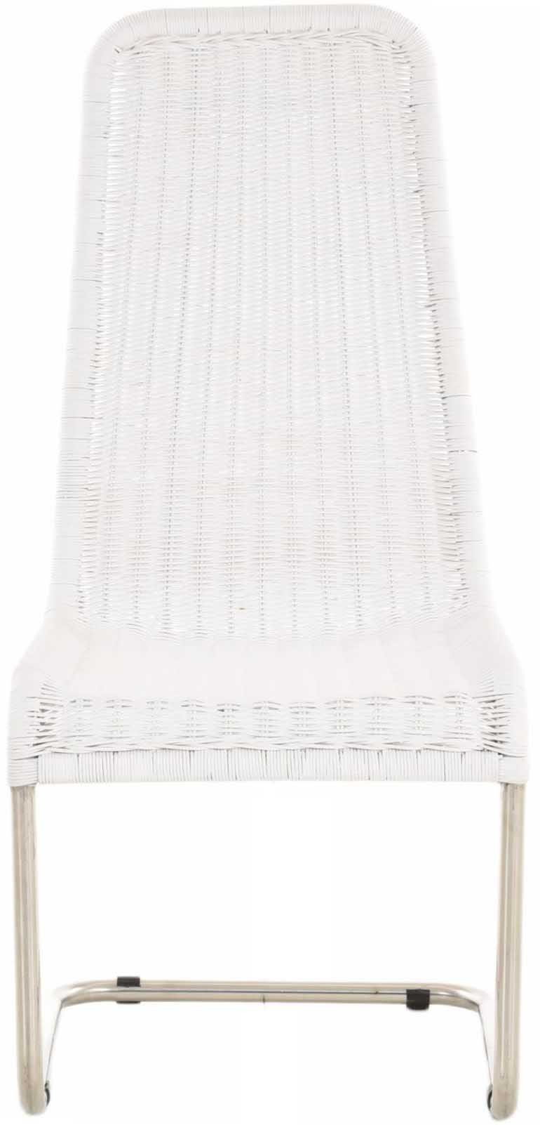 Krines Home Esszimmerstuhl Rattan Schwingstuhl Esszimmer Rattan Schwinger Stühle ohne Armlehne, Stühle ohne Armlehne Hohe Rückenlehne