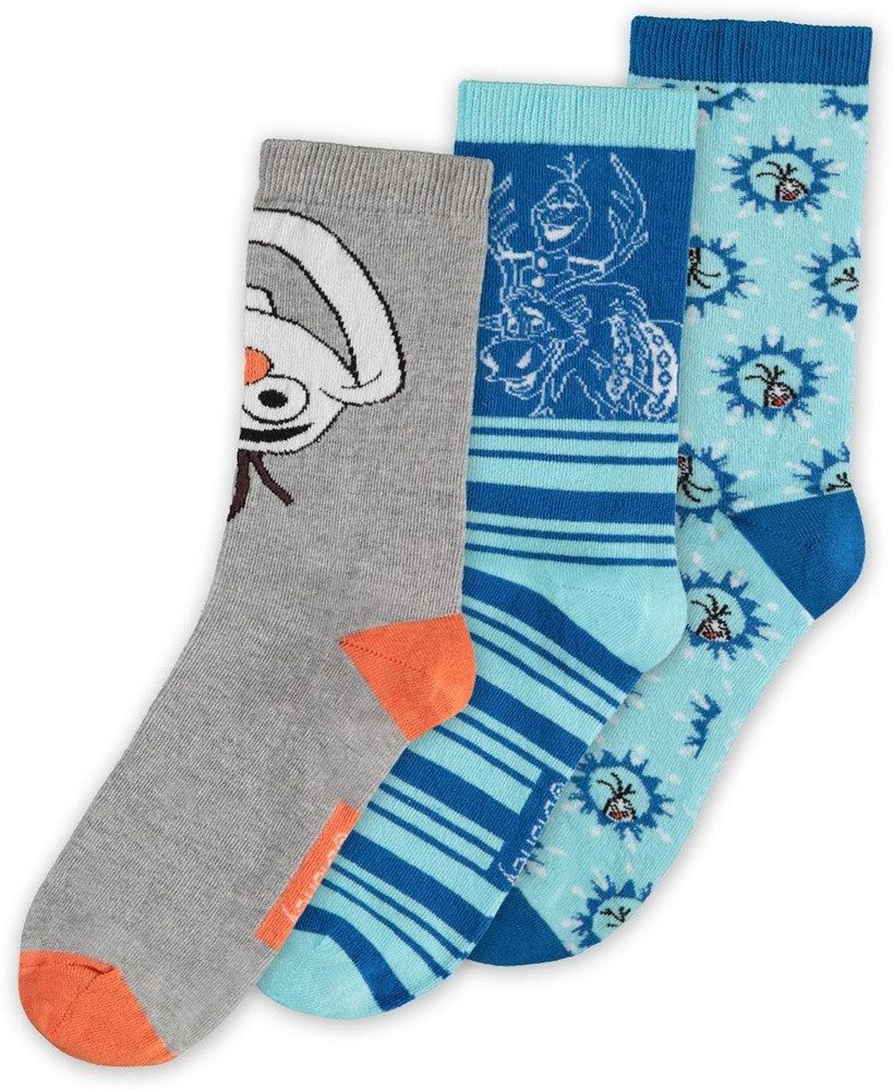 Disney Frozen Socken Disney - Olaf - Crew Socks (3Pack)