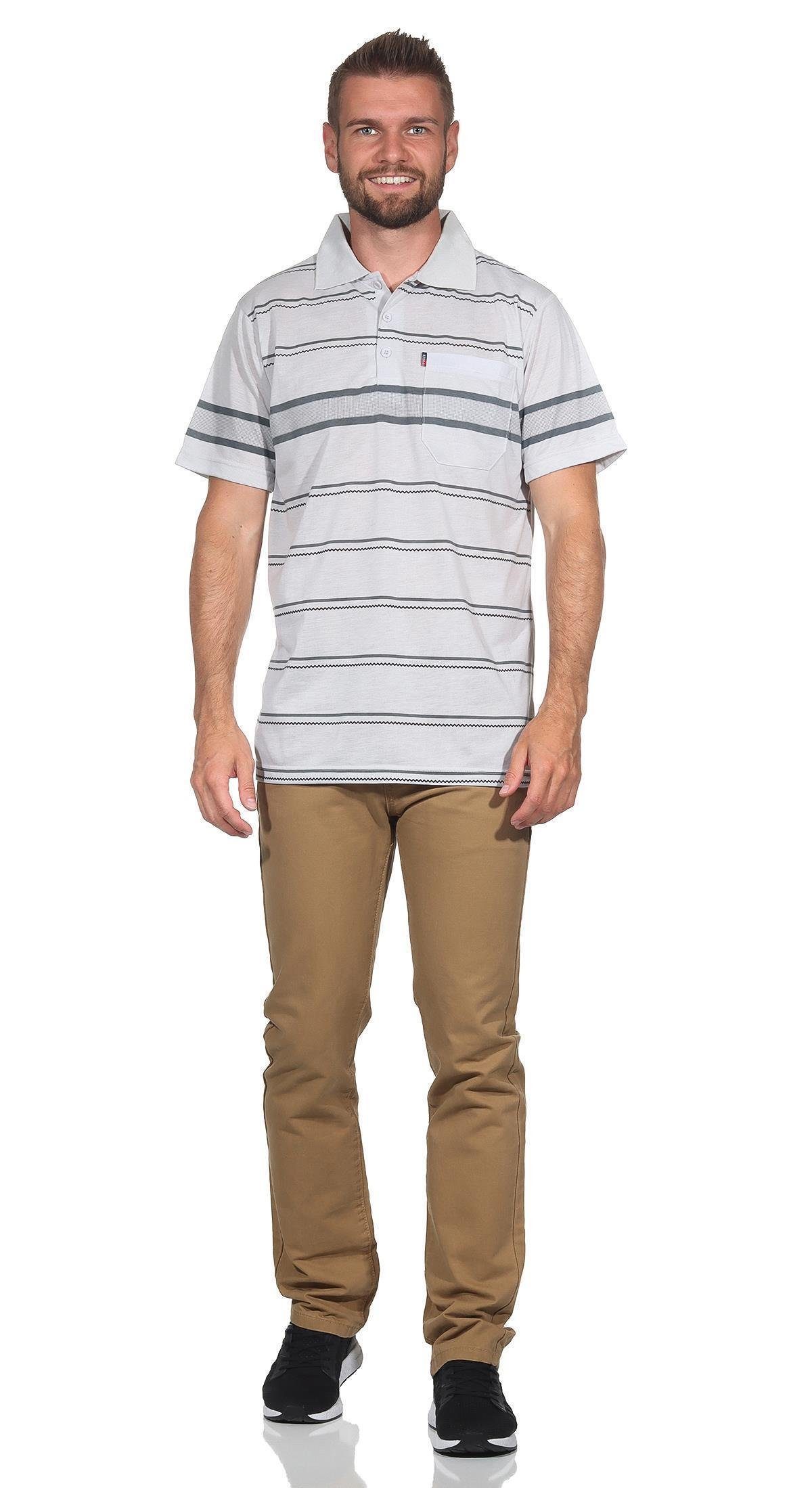 EloModa Poloshirt Herren Poloshirt Sommer Polo-Hemd Kurzarm, Gr. M L XL XXL (1-tlg)