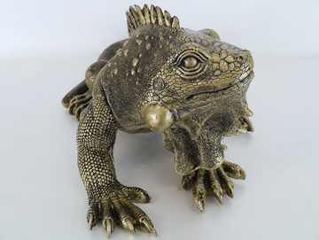 AFG Tierfigur Leguan Echse Gartenfigur Dekofigur aus Kunstharz groß L: 98 cm (11104)