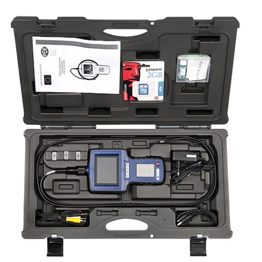 Schwanenhalskamera Inspektionskamera Inkl. Industrie PCE Endoskop 1m Instruments Inspektionskamera (Inkl. Kabellänge Tragekoffer, Tragekoffer)