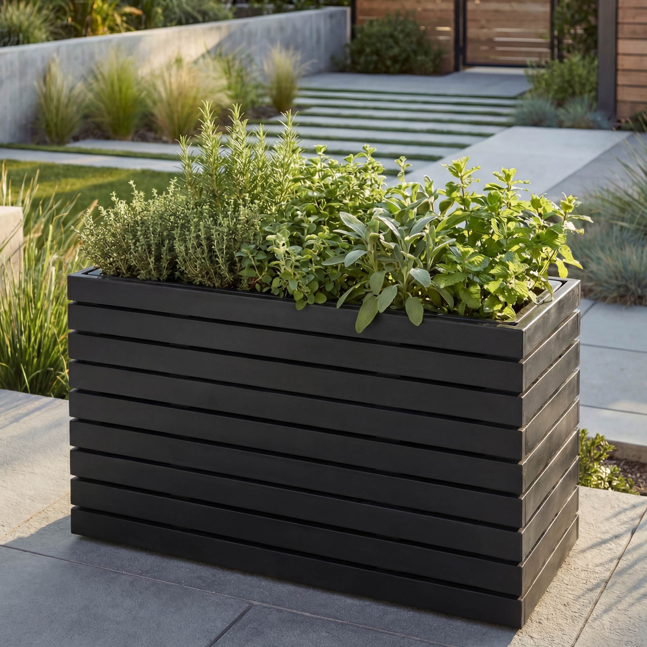 MCW Blumenkasten MCW-L21, Outdoor geeignet, Inklusive Fußbodenschoner