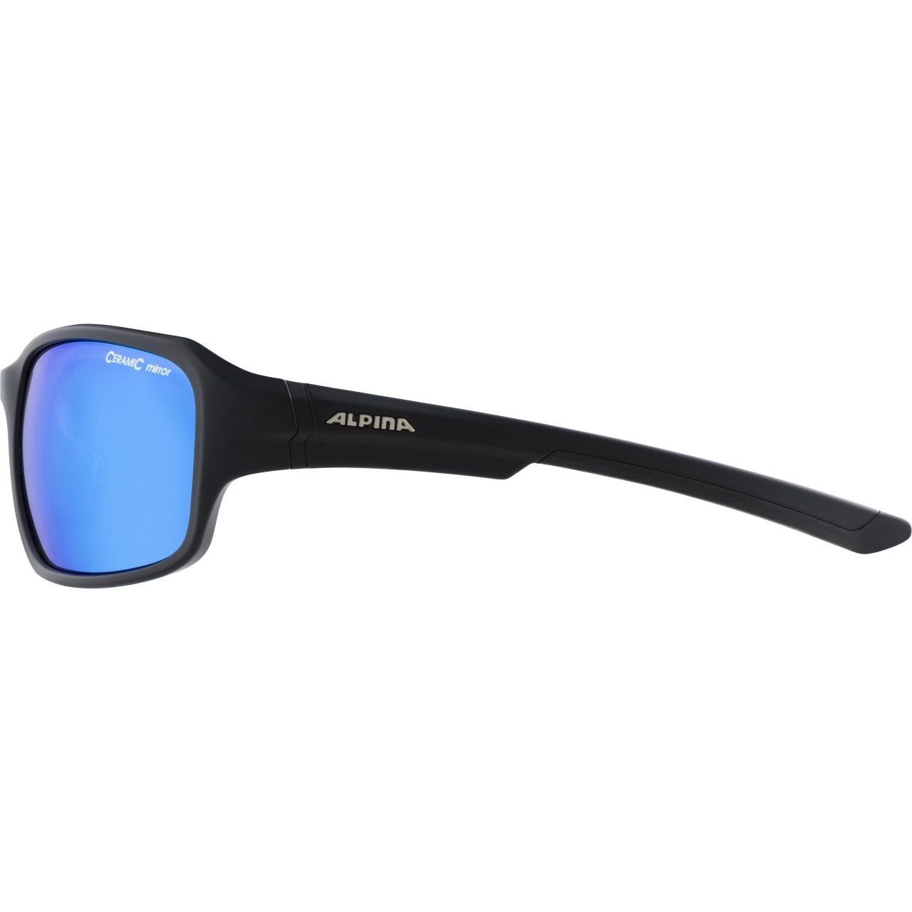 Alpina Sports Alpina Sonnenbrille Alpina Lyron MATT A8644 BLACK COOL-GREY S Sportbrille black-blue