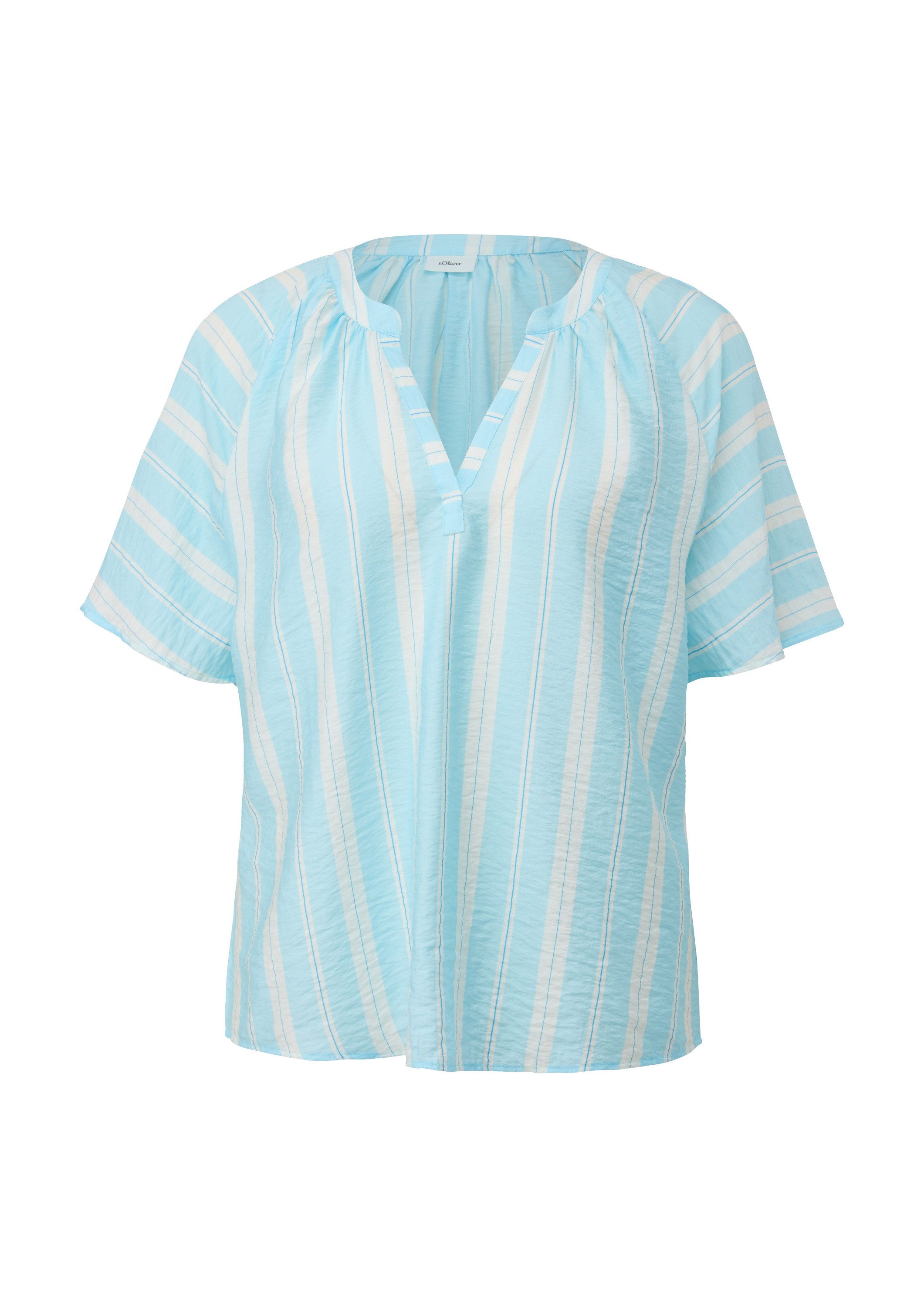s.Oliver Kurzarmbluse Bluse Luftige Bluse aus günstig online kaufen