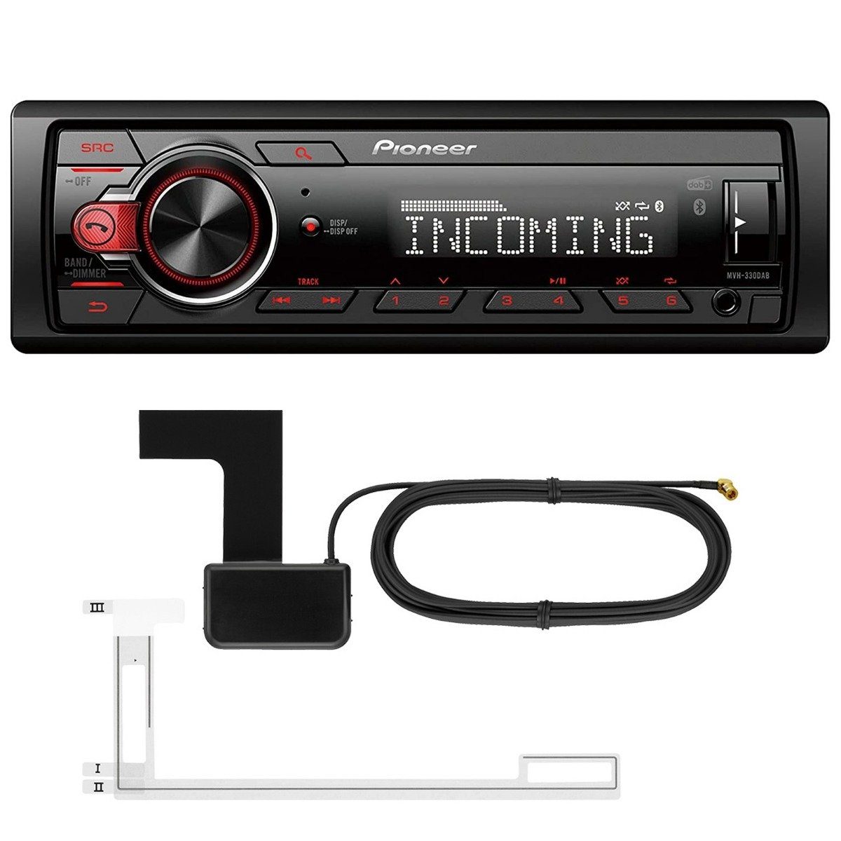 DSX JVC TFT USB Radio passend für Mini R50 R52 R53 One Autoradio  (Digitalradio (DAB), 45 W)