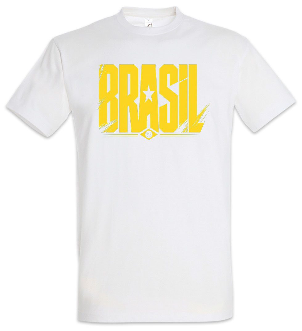 Urban Backwoods Print-Shirt WM Brazil Herren T-Shirt Brasil Brasilien Seleçãoba WM Copacabana (1-tlg) Canarinho Fußball Soccer Football