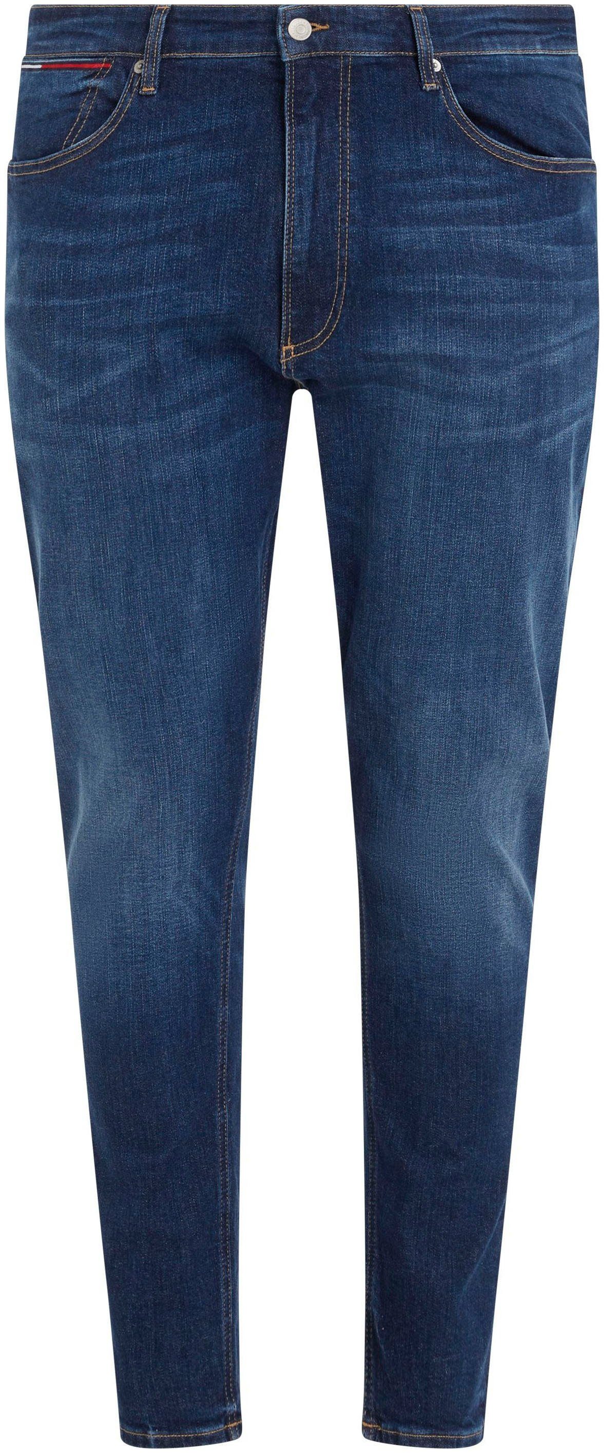 Tommy Jeans Plus Leder-Badge Skinny-fit-Jeans PLUS mit BG1252 SKNY SIMON Dark Denim
