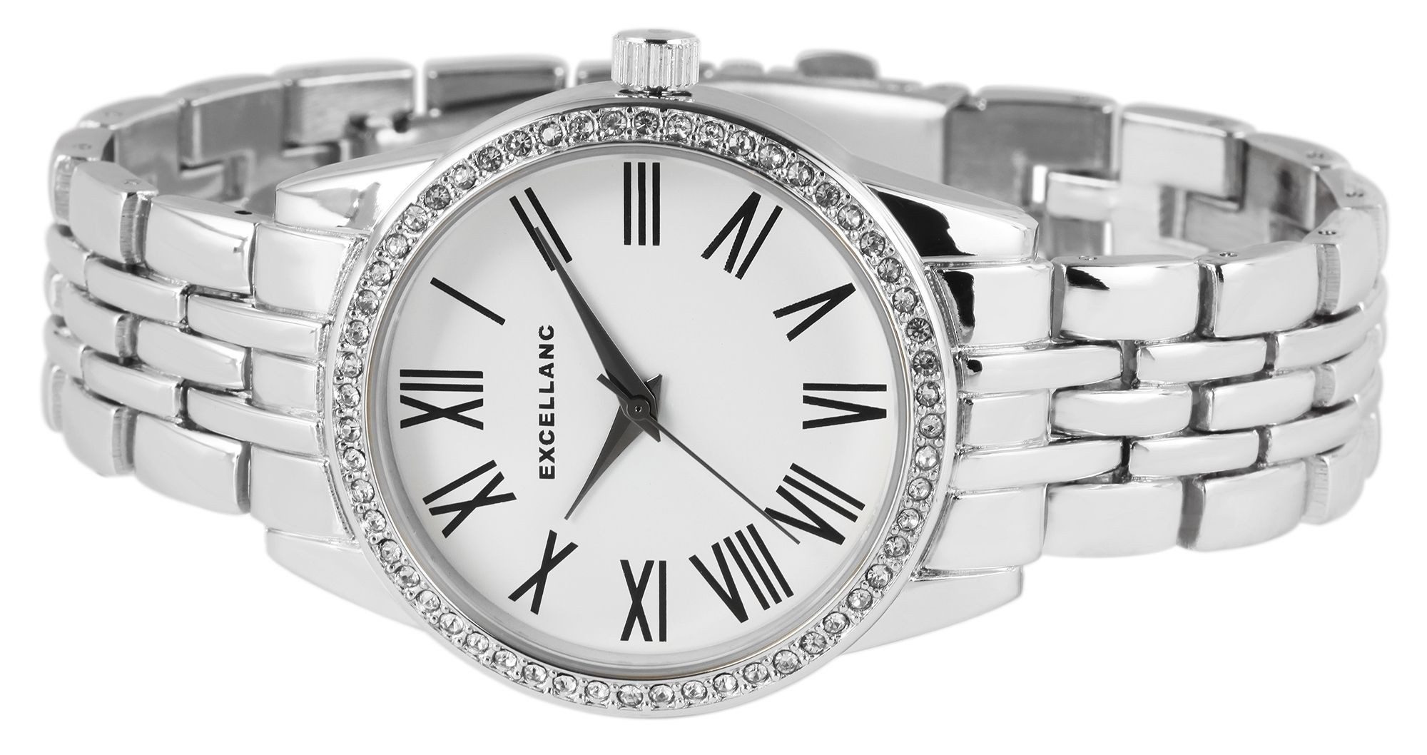 EXCELLANC Quarzuhr EX0511 Excellanc Damenuhr mit Metallband, Damenuhr Metal günstig online kaufen