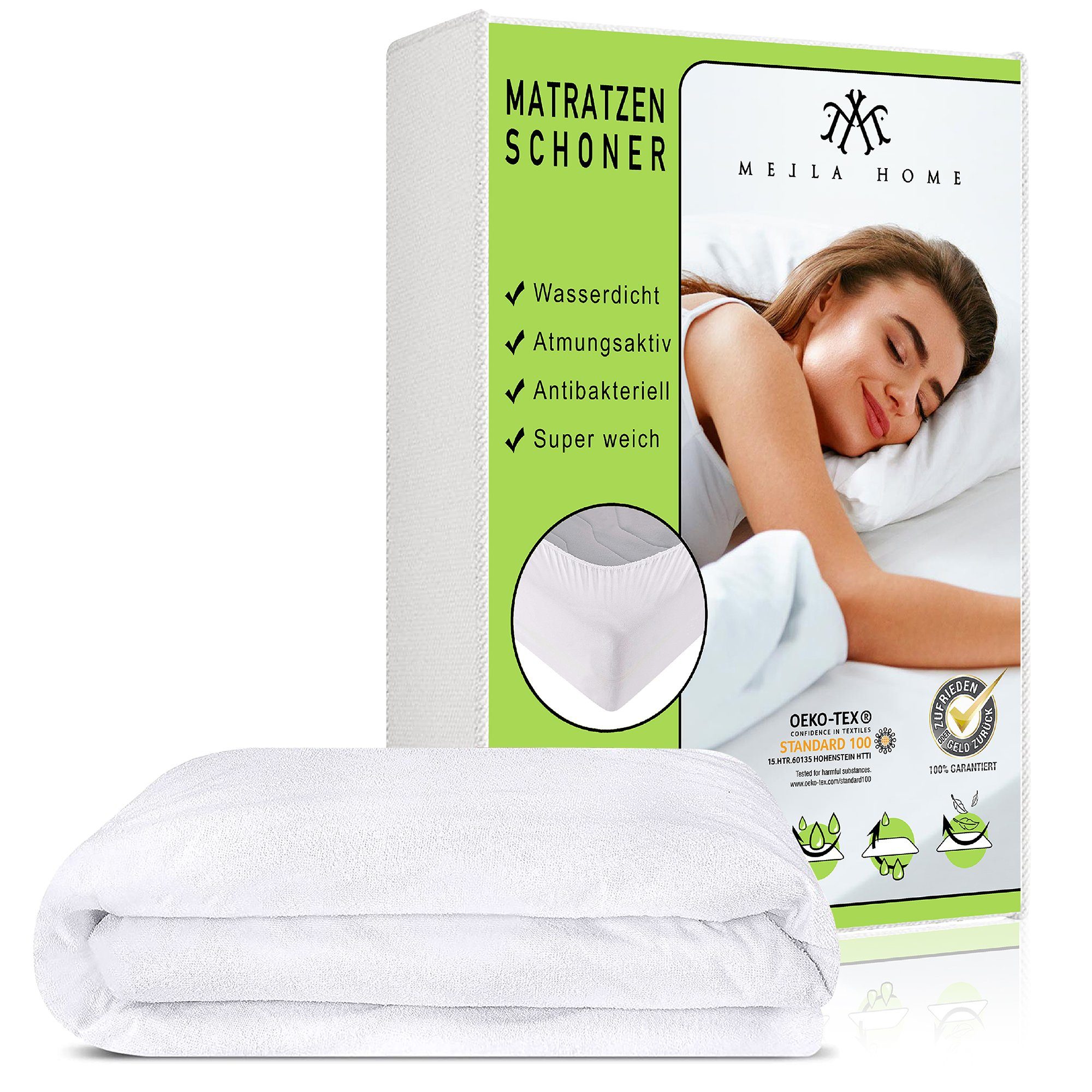 Matratzenschoner Matratzenschoner Fitted Matratzenauflage PTY HOME, 200x200