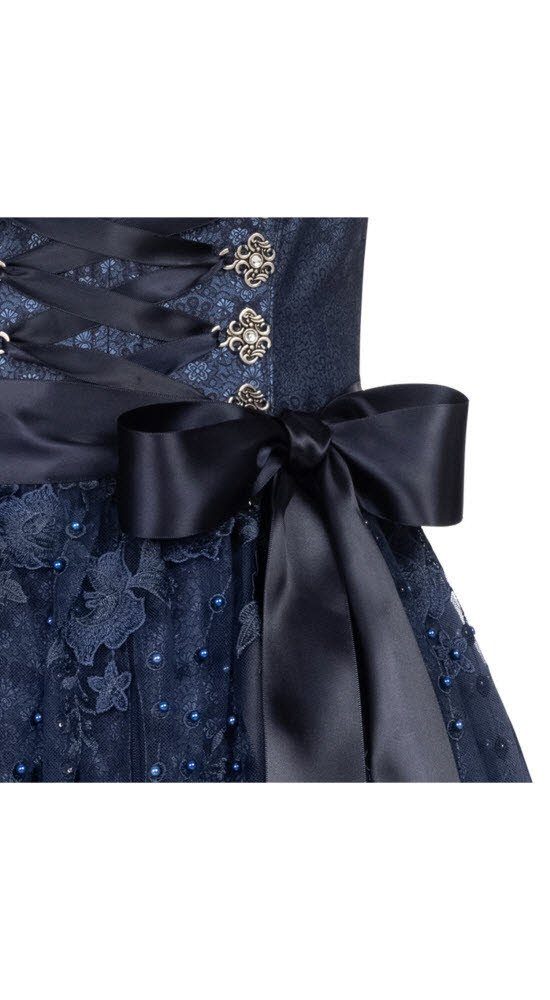 Dirndl von Nübler Trachtenkleid midi Nübler Dunkelblau in Coro