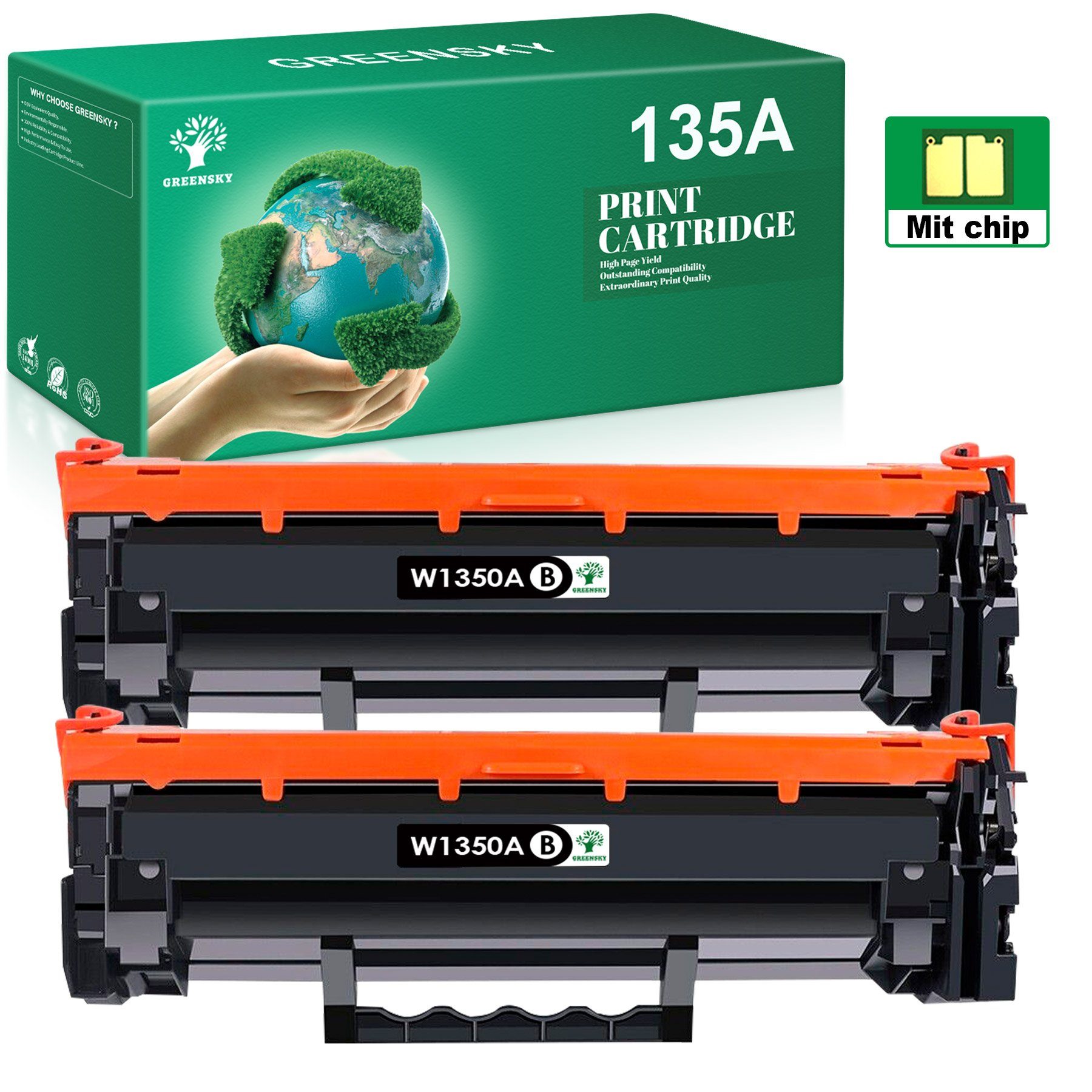 234 SDN HP MFP Ersatz (für Tonerpatrone M 234 DW LaserJet M 2er 209 M 234 SDW), W1350A, MFP Greensky DW MFP 135A M HP für