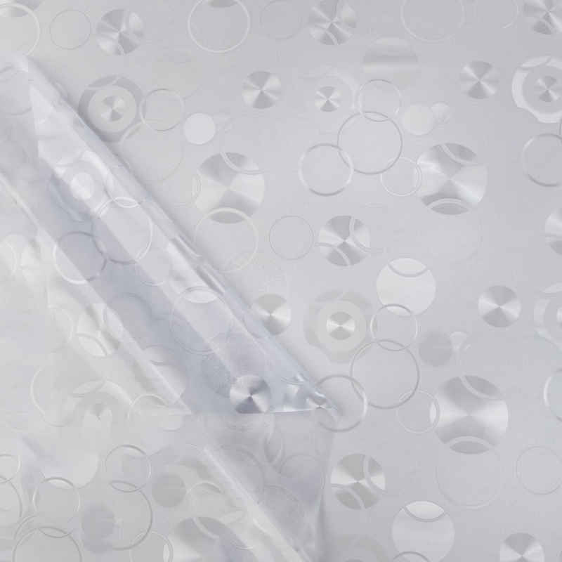 ANRO Tischdecke Durchsichtige Plastiktischdecke Halb-Transparent, 140x100cm wasserabweisend