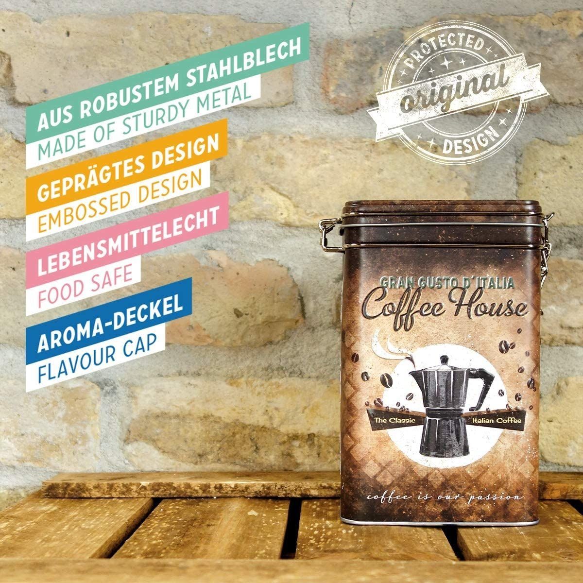 Aromadose Nostalgic-Art Kaffeedose - Coffee House Chocolate - Coffee &
