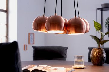 riess-ambiente Hängeleuchte PERLOTTA kupfer, ohne Leuchtmittel, Wohnzimmer · Metall · Esszimmer · Kugel · Modern