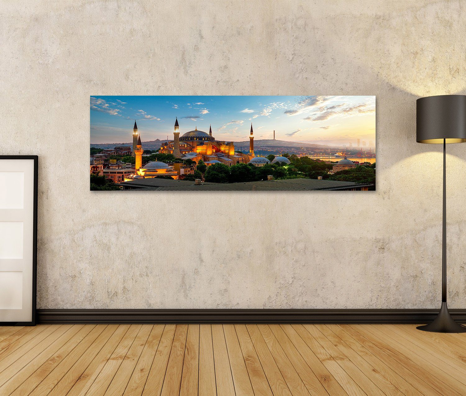 islandburner Leinwandbild Bild auf Leinwand Blick günstig online kaufen