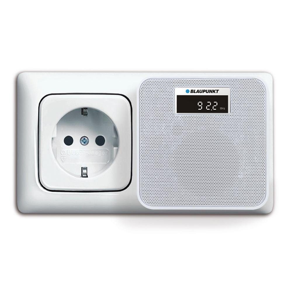 Blaupunkt Steckdosenradio Steckdosen-Radio mit Powerbank, 2,00 weiß und W) (FM-Tuner, Bluetooth 100 PRB