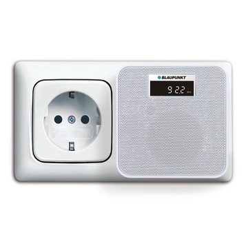 Blaupunkt Steckdosenradio mit Bluetooth und Powerbank, PRB 100 Steckdosen-Radio (FM-Tuner, 2,00 W)