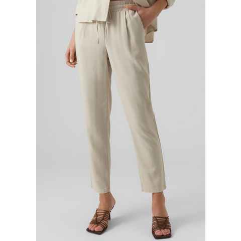 Vero Moda Schlupfhose VMJESMILO ANKLE PANTS GA NOOS mit Leinen