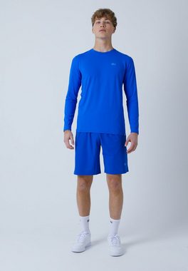 SPORTKIND Funktionsshirt Tennis Rundhals Longsleeve Shirt Jungen & Herren kobaltblau