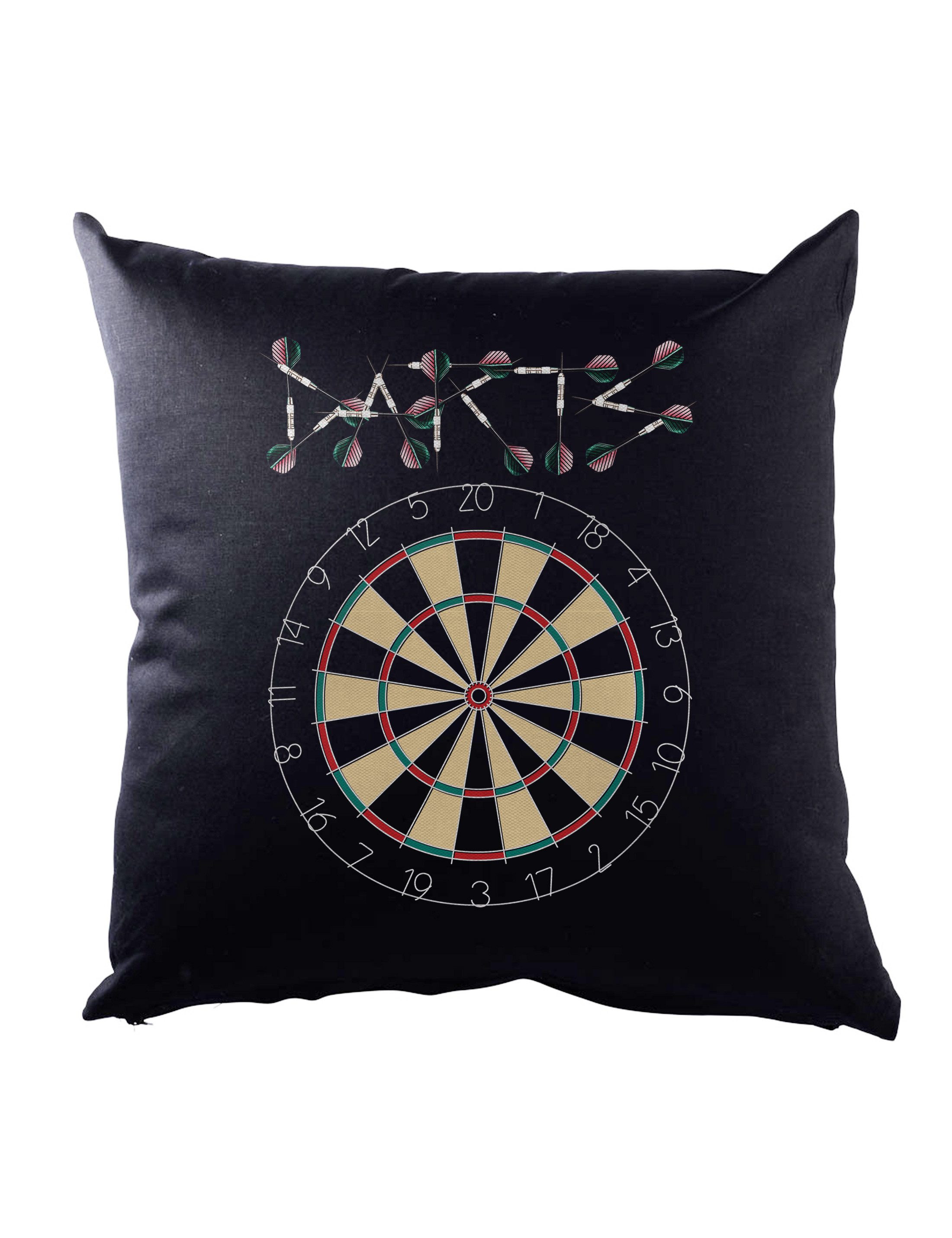 Dekokissen Darts Target & Arrows Sport Logo Dekokissen Dart Zielscheibe Pfeile