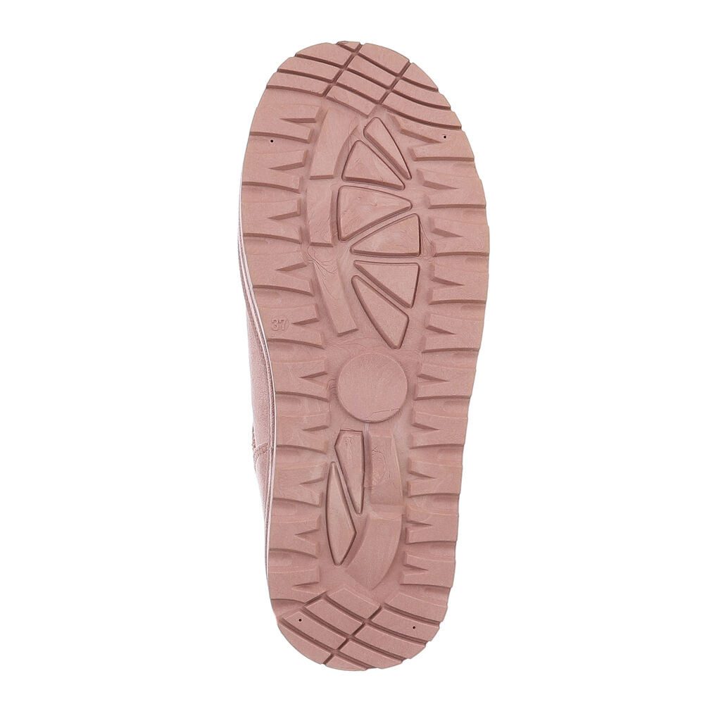 Ital-Design Damen Snowboots Freizeit Snowboots (87451885) Flach Stiefeletten in Altrosa