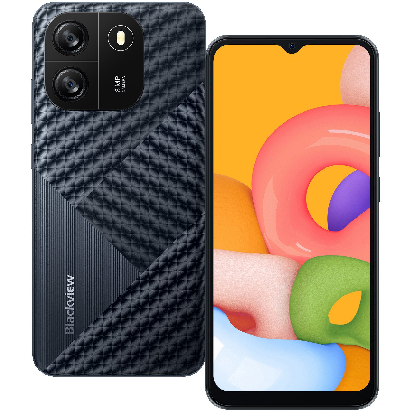 blackview Wave6C Smartphone (6.5 Zoll, 8 MP Kamera, Dual SIM 4G, Android 13)